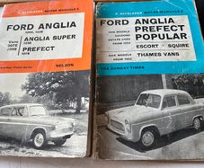 Original Ford Anglia Manuals & Chrysler Handbooks
