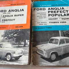 Original Ford Anglia Manuals & Chrysler Handbooks
