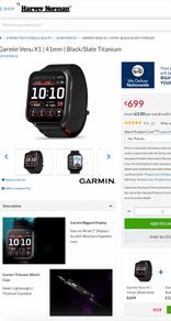 Garmin Venu X1 | 41mm | Black/Slate Titanium