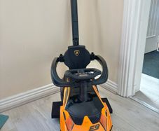 Lamborghini Car 2-in-1 Push-Along Ride On Orange