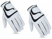 CG Cabretta Leather White Golf Glove - LH (2 Glove Pack)