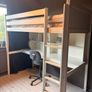 Single Loft Bed and Desk Image 2