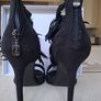 Black feather heels PRICE DROP Image 3