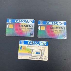Telecom Eireann SIEMENS and SDS 90's callcards