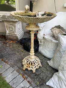 Wrought iron  bird bath