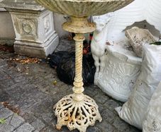 Wrought iron  bird bath