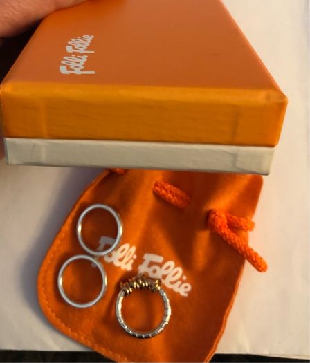Folli Follie 3 piece ring set