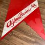 Alfa Romeo Car dealer vertical flag 1.98 meters rare Image 2
