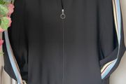 jacket bomber style suiting fabric jacket size small