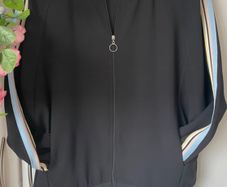 jacket bomber style suiting fabric jacket size small