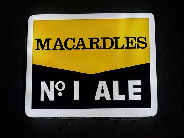 Vintage Macardles Ale Light Box