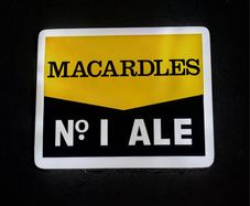 Vintage Macardles Ale Light Box
