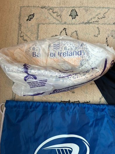Kids Leinster Rugby Top, Ball and bag