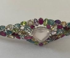 Italian Rose Quarts Bracelet