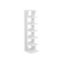 Shoe storage  narrow with 6 levels white shelves rack Image 2