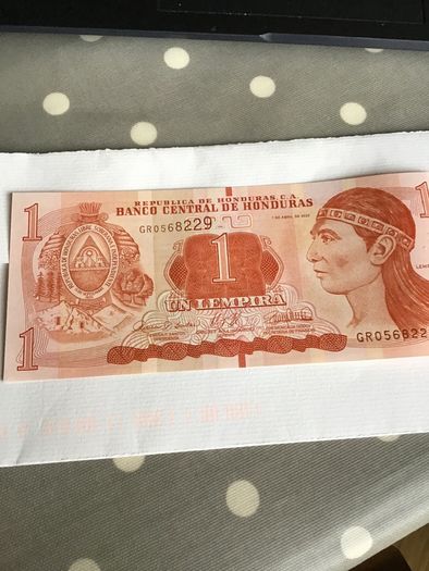 Uncirculated Banknote - Honduras 1 Lempira