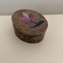 Alabaster Mini Trinket Box (2) with Shell Inlay (E5 each) Image 2