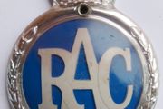 Rac Royal Automobile Club Members Enamel Car Badge