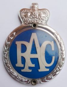 Rac Royal Automobile Club Members Enamel Car Badge