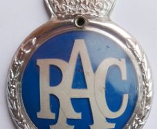 Rac Royal Automobile Club Members Enamel Car Badge