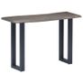 Console Table Grey 115x35x76 cm Solid Aacia Wood and Iron Image 10