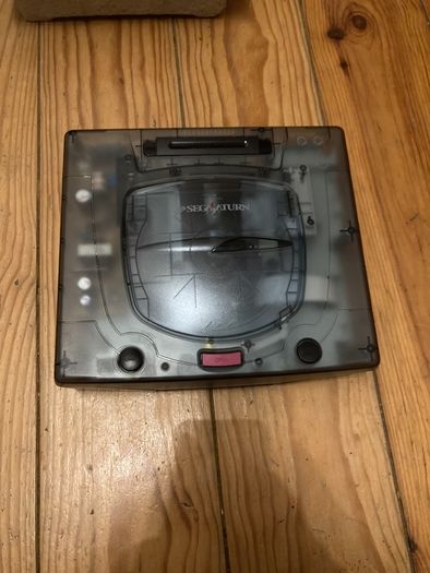 Sega saturn derby stallion skeleton console