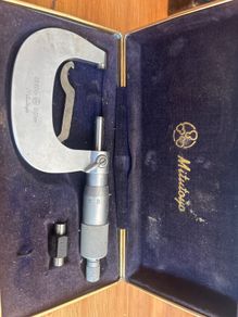 Machinist Precision Micrometer Job Lot (0-100mm) - Mitutoyo & Toolquip