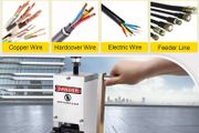 Manual Wire Stripping Machine 0.06-0.98 inches Hand Crank Cable Stripper Cutter Tool Aluminum for Scrap Copper Recycling