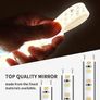 600x500mm Bathroom Mirror with Lights, Horizontal Vertical/Sensor Switch, Anti-Fog, 3 Colors Dimmable, Memory Function, LED Illuminated Bath Vanity Wall-Mounted Mirrors Image 6