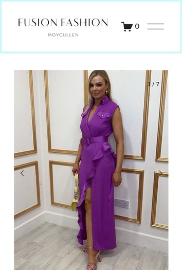 purple occasion wear dress