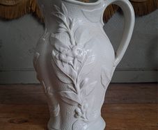 Mid-Victorian Dudson Relief-Molded Stoneware Jug