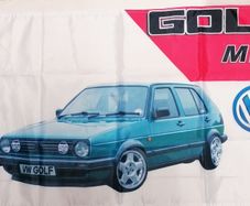 VW Golf MK2 Flag 4 Door Green.