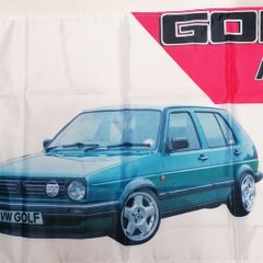 VW Golf MK2 Flag 4 Door Green.