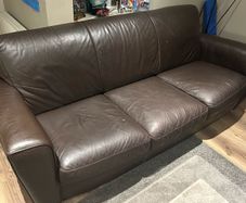 Natuzzi leather couch