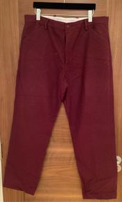 Moleskin burgundy pants