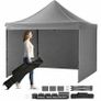 Gazebo Pop-Up Canopy Tent 10x10 ft with Sidewalls Image 3