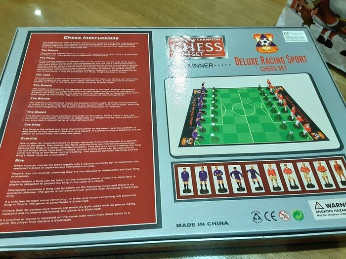 Collector's Item Manchester United Chess Set
