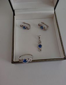 925 sterling silver jewelry set