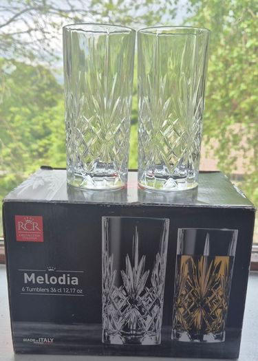 RCR Melodia Hiball Glass 360ml 6 Pack :)