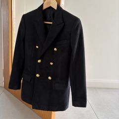 Celine classic jacket in diagonal wool