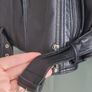 WAREHOUSE Genuine Leather Black Biker Jacket - Sz 10 UK - Rrp 210 (New) Image 4