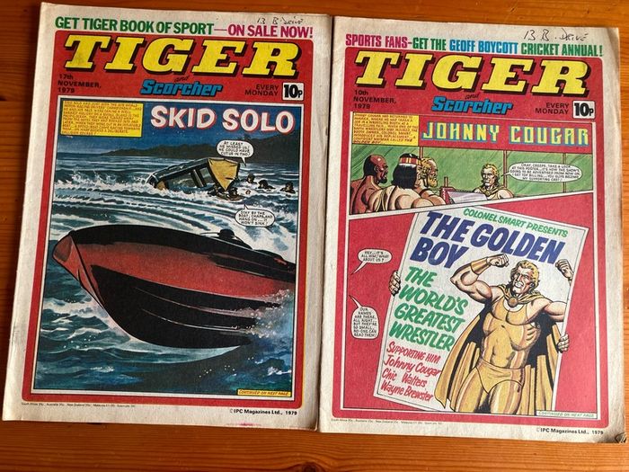 Comics: 'Tiger and Scorcher' 1979 (28 magazines)