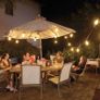 Outdoor LED String Lights 60FT, 18M ST38 Garden Festoon Light Mains Powered, Waterproof LED Hanging Lighting for Outside Indoor Patio Cafe Party, 2700K Warm White 30+1 Plastic Bulbs (FREE SHIPPING) Image 7