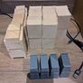 Large collection of wooden train tracks Image 9