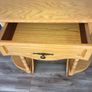 Vintage Style Wooden Cabinet with Chair Image 5