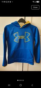Under Armour cold gear blue hoodie Kids Med