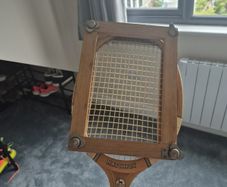 Vintage wooden tennis racket