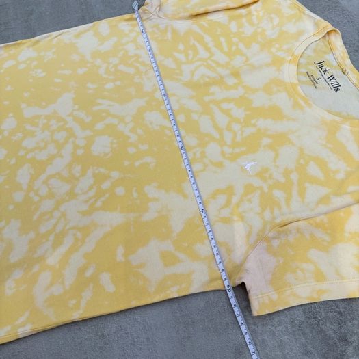 Yellow tie dye jack wills tshirt