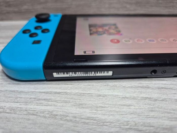 Nintendo Switch V2 32GB Handheld Console With Mix Joy-Cons - Excellent Condition