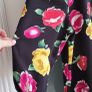 SOZI Garden Party floral on black dress Sz L (Fit 10-12 UK) - Rrp 199 (New) Image 4